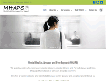 Tablet Screenshot of mentalhealthadvocacypeersupport.org